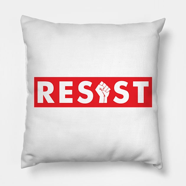 Resist Fist Pillow by stuffbyjlim