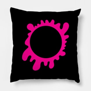 Pink Coffee Cup Stain Ring Pillow