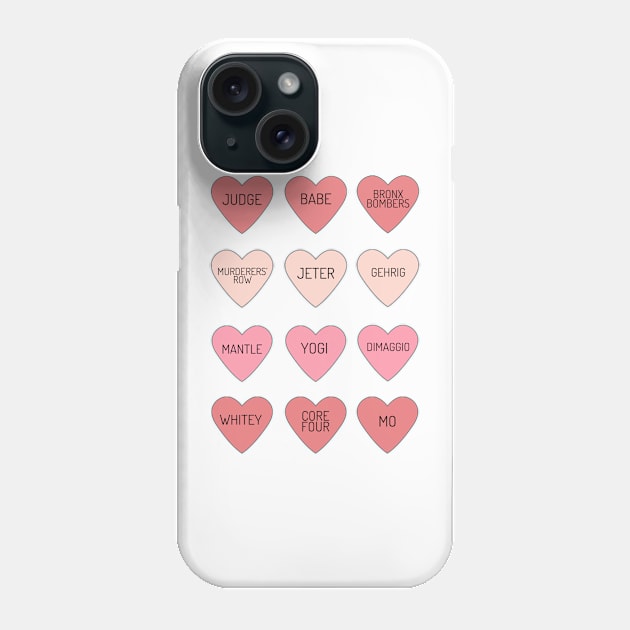 All-Time Yankees V-Day Phone Case by Uptown & the Bronx