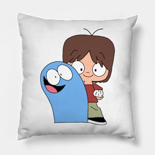 Imaginary Best Friends Cartoon Pillow