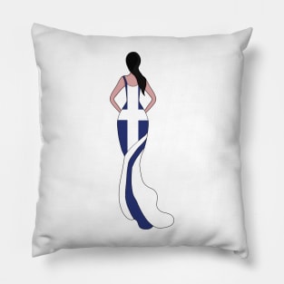 Greece Woman Pillow