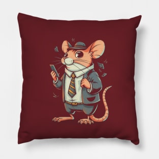 Enterpreneur rat Pillow