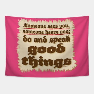 Good Things-plaque Tapestry