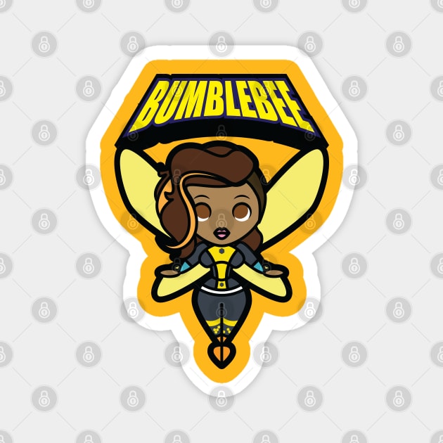 DC Super Hero Girls Bumblebee Tooniefied Magnet by Tooniefied