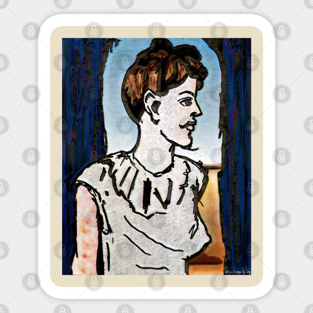 Picasso Study - Picasso - Sticker