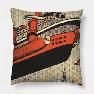 Vintage Science Fiction Pillow