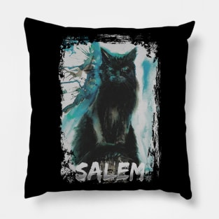 Cat Salem familiar Pillow