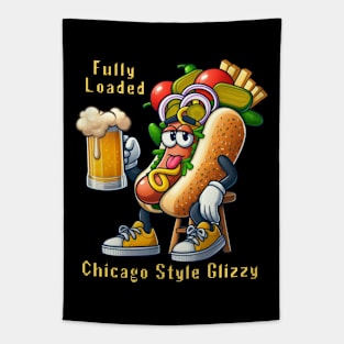 CHICAGO GLIZZY FULLY LOADED GLIZZY GOBBLER Tapestry