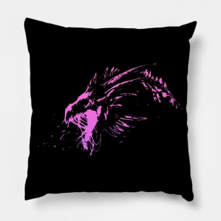 Wyvern - Pink Pillow