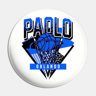 Paolo Retro Orlando Basketball Throwback Pin