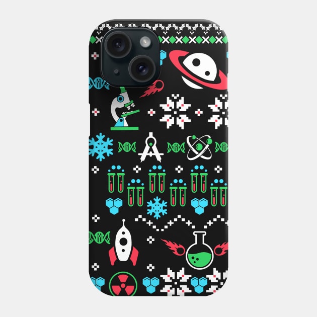 Science Ugly Christmas Phone Case by KsuAnn