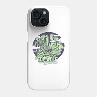 Top Wolf - Halloween Vibes Green Phone Case