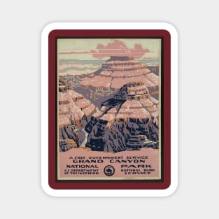 Vintage Grand Canyon Poster Magnet