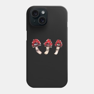 Cute Cottage/goblin core mushrooms Phone Case