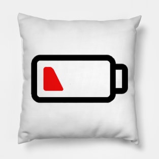 Low Battery Pillow