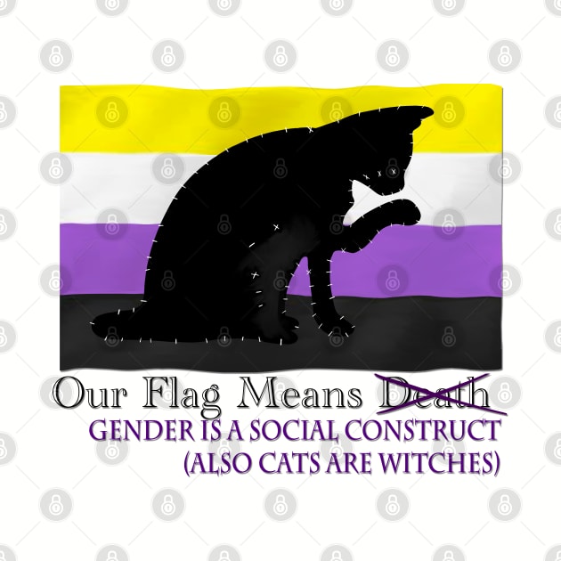 Our Flag Means Gender Is A Social Construct by Jen Talley Design