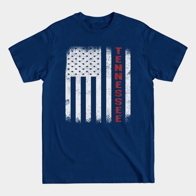 Disover Tennessee USA Flag - Tennessee - T-Shirt