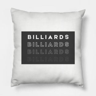 Billiards Billiards Pillow