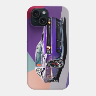 Dodge Challenger Illustration Phone Case