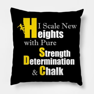 Rock Climber Tees Pillow