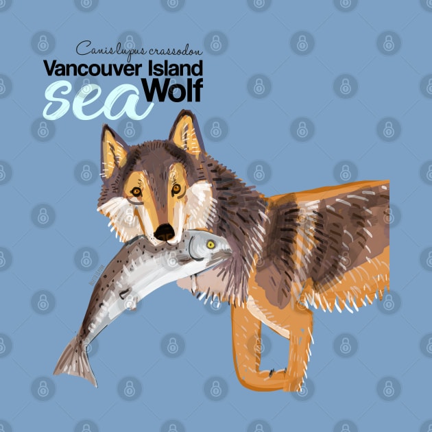 Totem Coastal wolf (Vancouver Wolf) by belettelepink