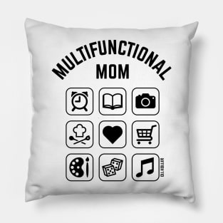 Multifunctional Mom (9 Icons) Pillow