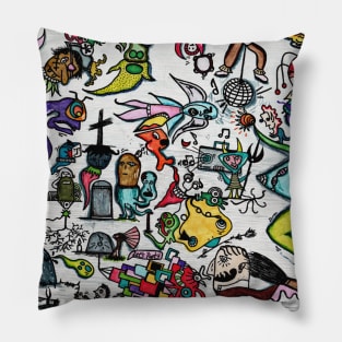 The Graveyard Gala Pillow