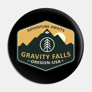 Mountain Life Gravity Falls Pin