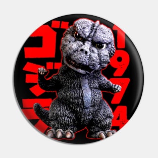 Godzilla Chibi 1974 Pin