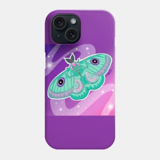 Colorful moth Phone Case