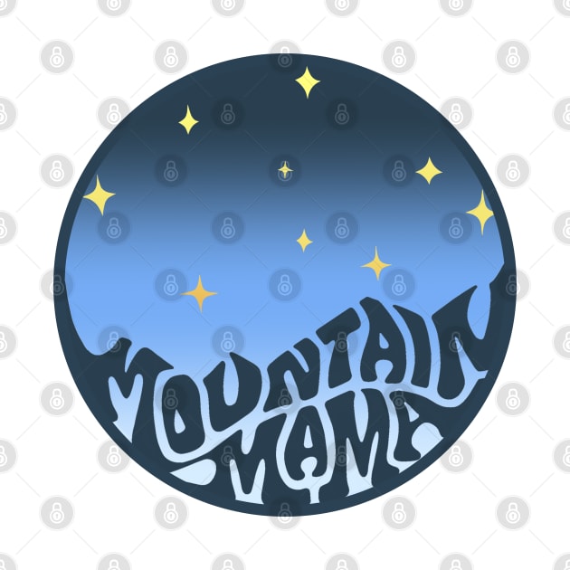 Mountain Mama Word Art by Slightly Unhinged