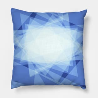 Geometric Snowflake Pillow