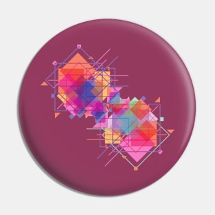 Abstract Geometric Art Pin