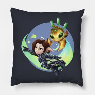 Taimi n Jade Bot Pillow