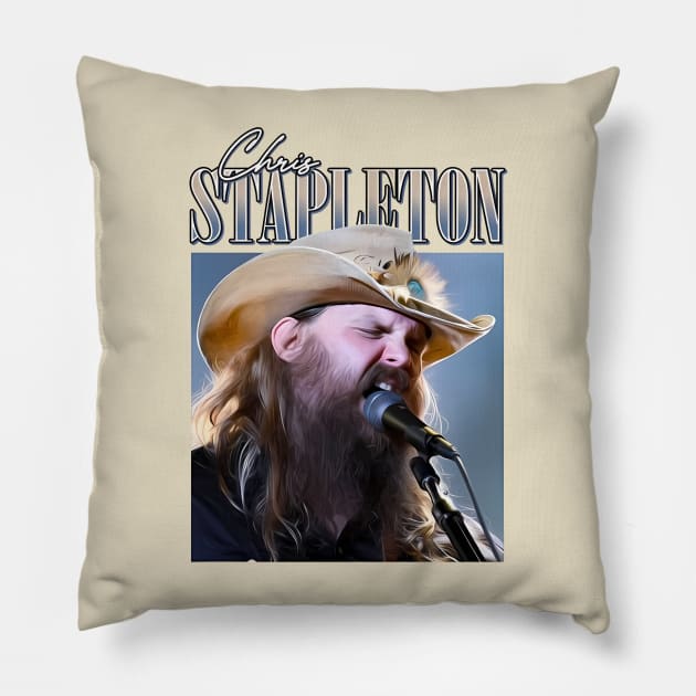 chris on classic Pillow by Zackstrom Studio