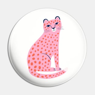 Pink Cheetah Pin