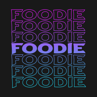 Foodie Repeat Text T-Shirt