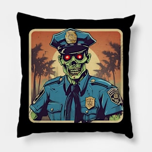 Zombie police officer Pillow