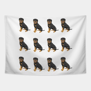 Rottweiler Dog Breed Pattern Tapestry