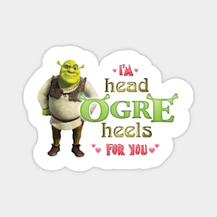 Head Ogre Heels For You Valentine Magnet