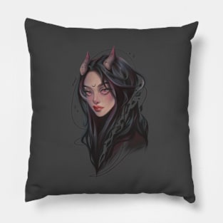 Welcome to hell by elizmil Pillow