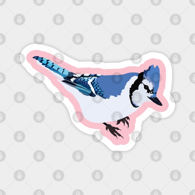 Bluejay Magnet by ElviaMontemayor