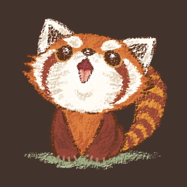 Red panda happy by sanogawa