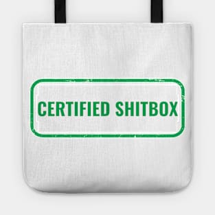 Certified Shitbox - Green Label Design Tote