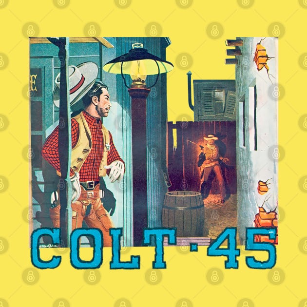 Colt 45 Buffalo Bill Western Cowboy Retro Comic by REVISTANGO