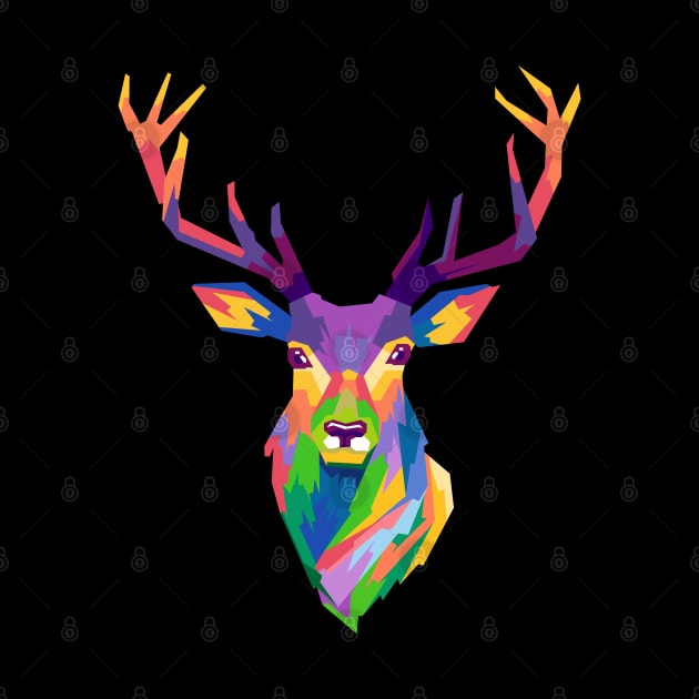 DEER POP ART by erikhermawann22