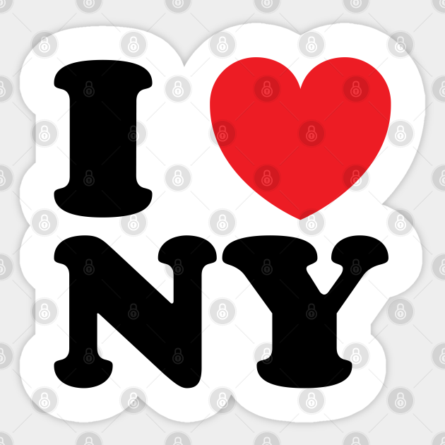 I Heart NY v2 I Heart Ny Sticker TeePublic I Heart NY v2 I Heart Ny Sticker TeePublic