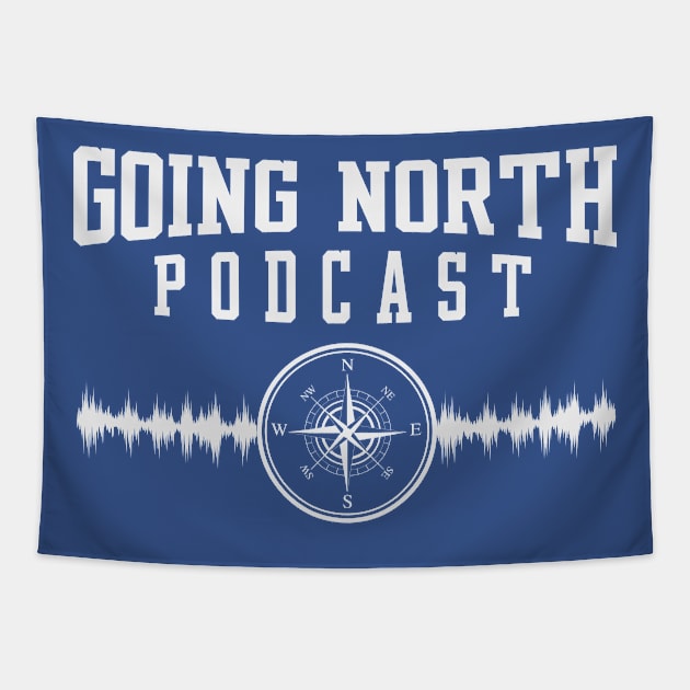 Going North Podcast Shockwave Compass Tapestry by Northbound To Your Success