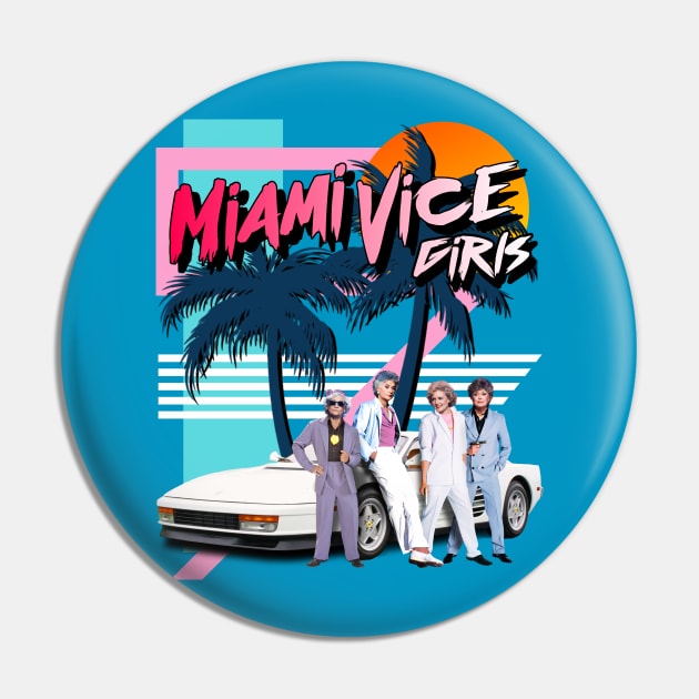 Miami Vice Girls Pin by darklordpug