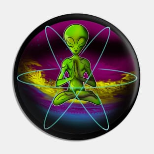 Alien Galaxy Yoga Pin